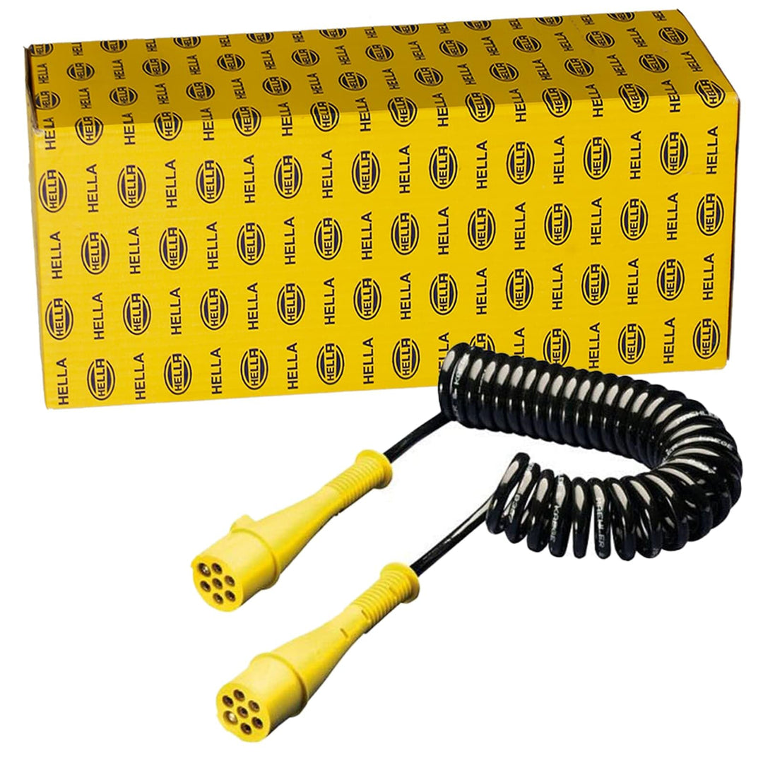 HELLA - Elektrowendel - 7-polig - S-Type - 24V - gelb - Kunststoff - 8KA 007 965-011
