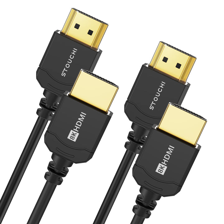 Stouchi Ultradünnes 0,3M HDMI Kabel 8K, Hyper Slim Kabel,Extrem Flexibles HDMI Kabel,Unterstützt 10K
