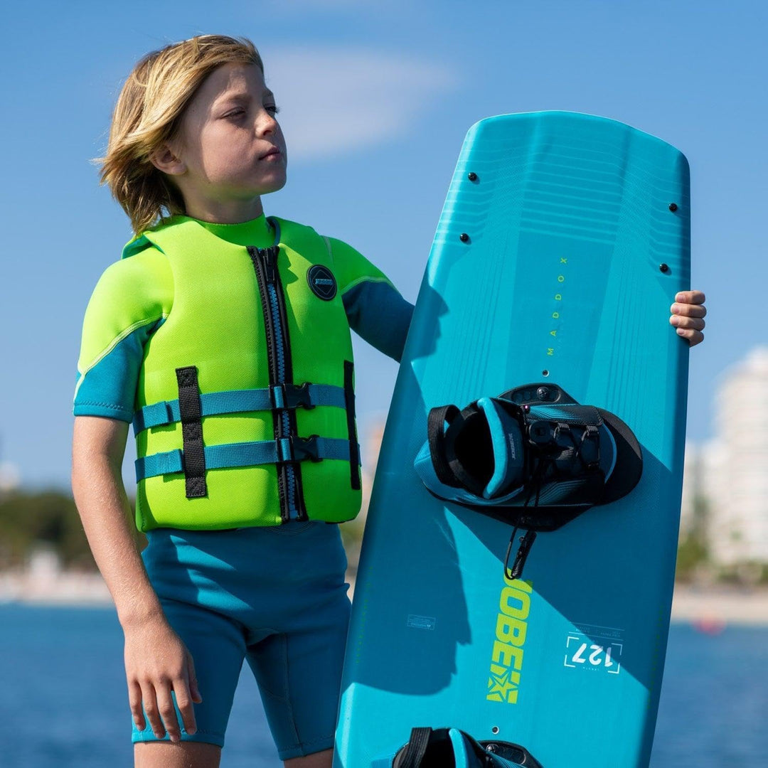 JOBE Neopren Vest Kids Neo Vest Kinder Schwimmweste Neoprenwest Green 116, 116
