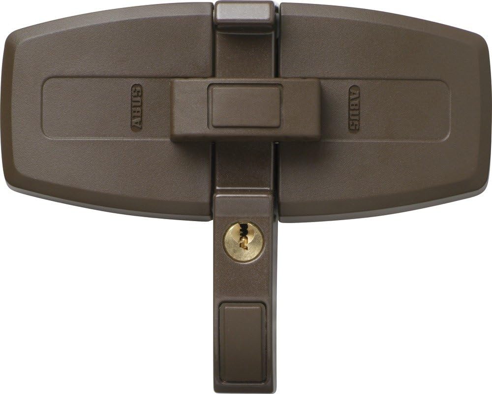 ABUS Fenster-Zusatzsicherung DFS95 AL0145 - Sicherung für Doppelflügelfenster, gleichschliessend - A