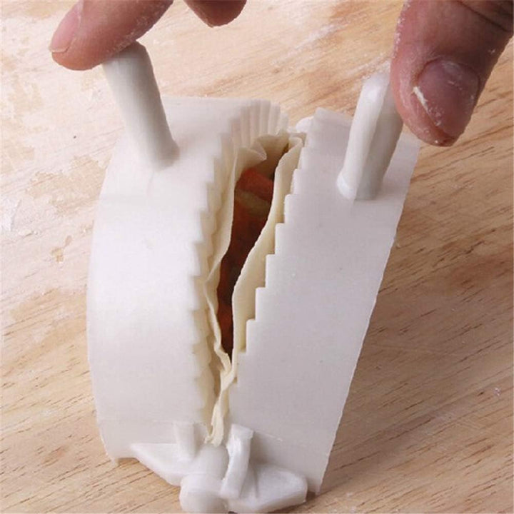 3er Set Knödel-Hersteller Pierogie Ravioliformer Maultaschenformer Knödelform Teigpresse Tortenform