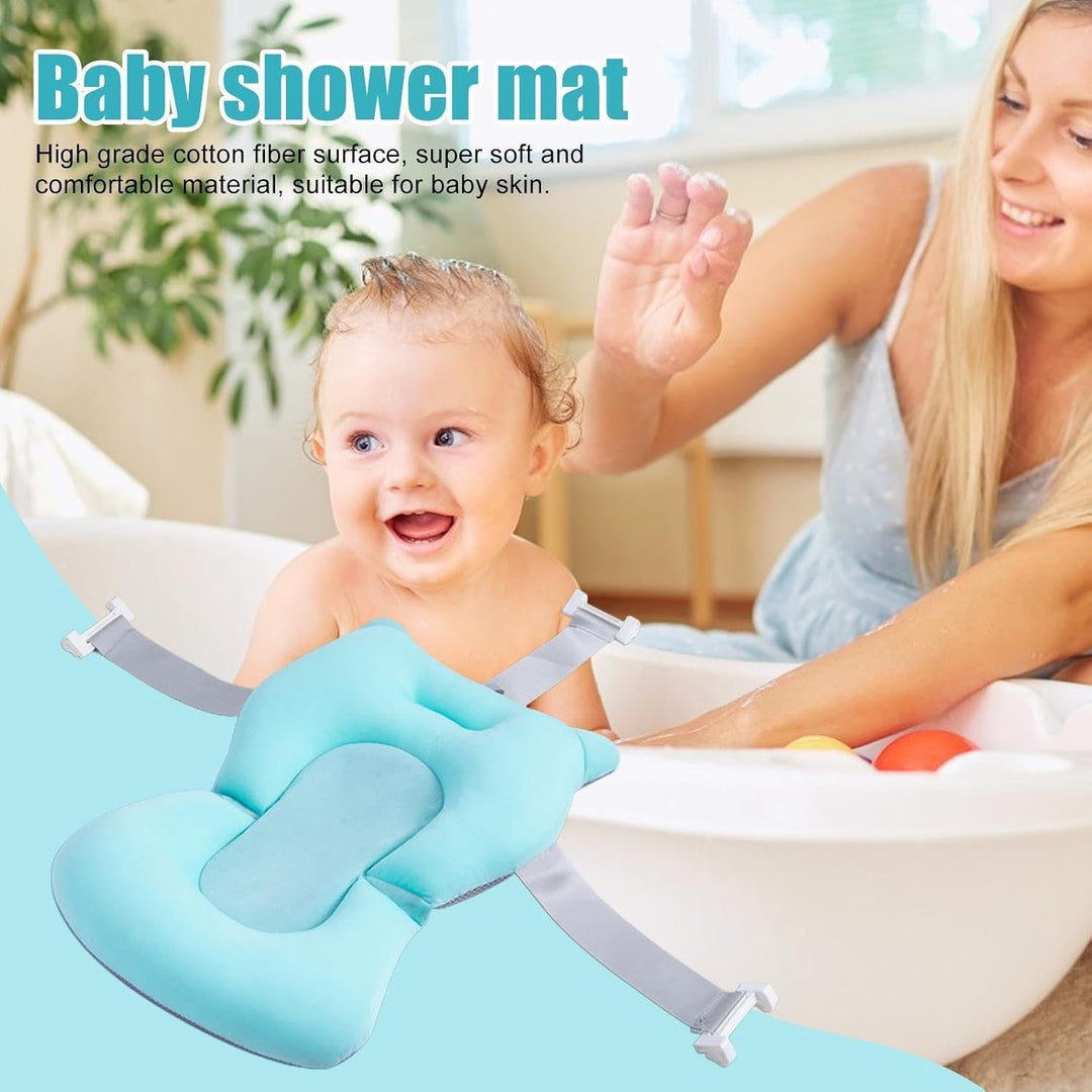 Anti-Skid Support Pillows, Adjustable Bath Cushions, Bathtub Safety Mats, Buckle Support Pads, Secur