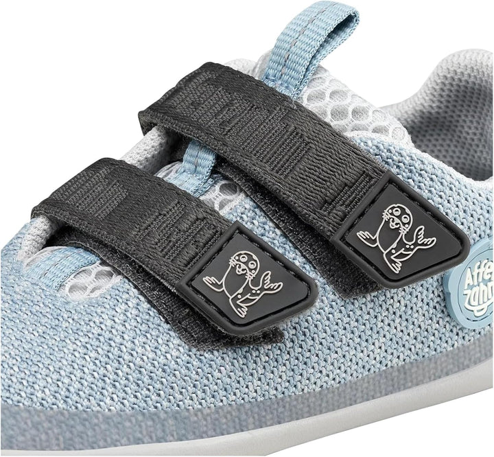 Affenzahn Barfussschuh Knit Happy mit Klettverschluss, Vegan, rutschfest, Flexibel, Reflektierend, b