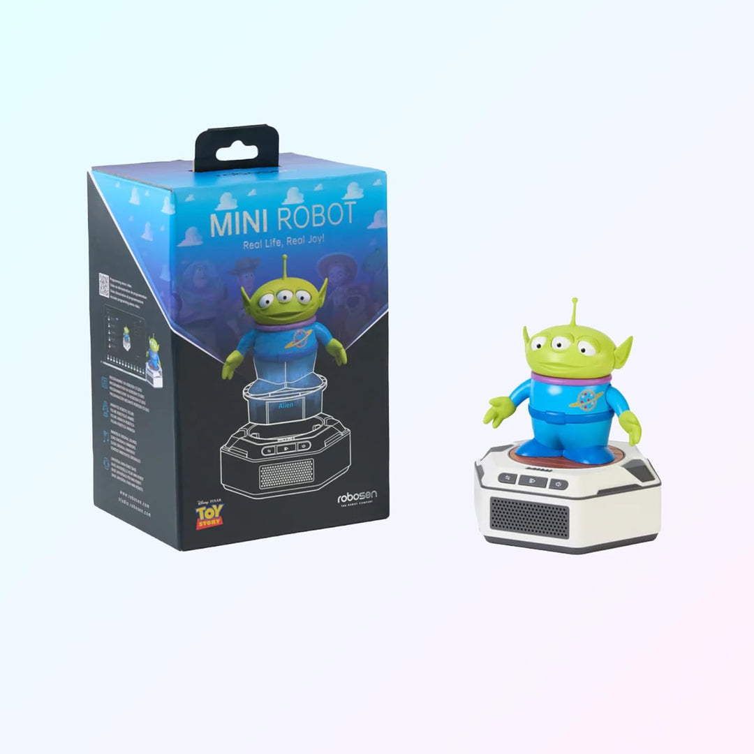 Robosen Mini Roboter – Toy Story Alien (Englische Version) | Interaktives Smart-Spielzeug mit Stimme