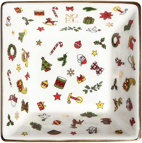 Taitù Noël ORO - Schale quadratisch 9,5 x 9,5 cm