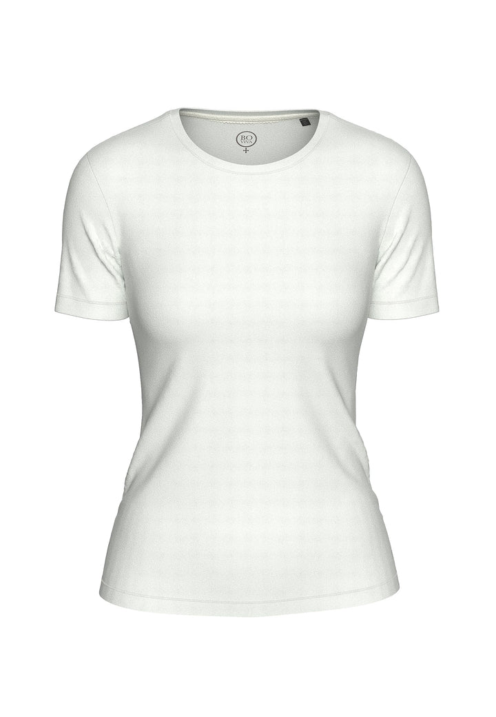 Boviva 10100 Damen Basic Rundhals (Round-Neck) Kurzarm T-Shirt/Jersey Tshirt Oberteile, Basics und S