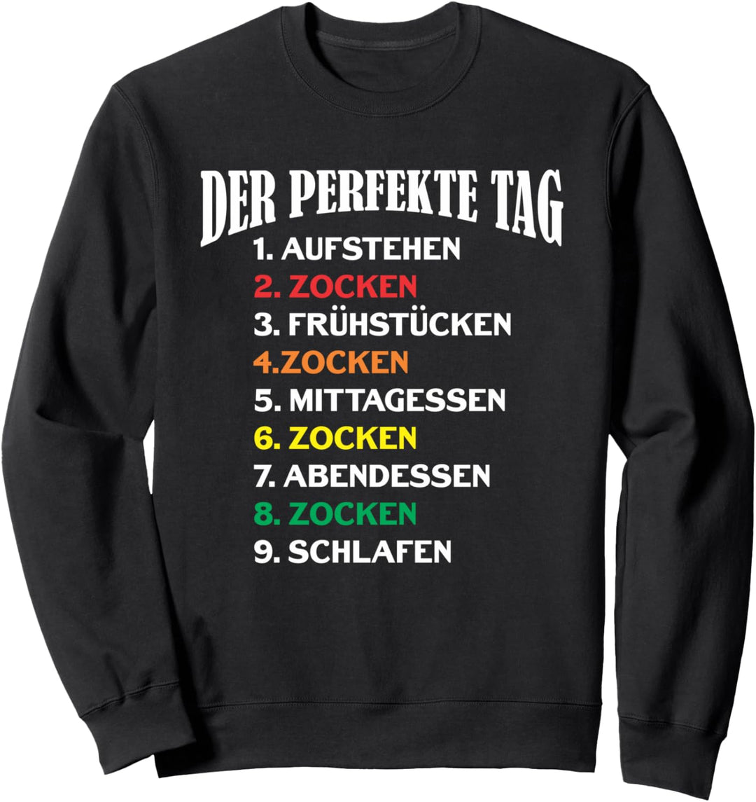 Lustige Zocker Gamer Gaming Kleidung Geschenk Sweatshirt