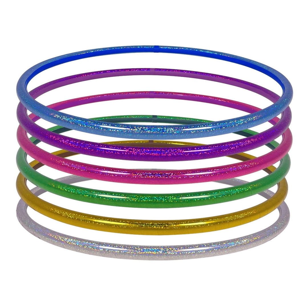 Mini Hula Hoop, Glitter Farben, Ø50cm Rot, Rot