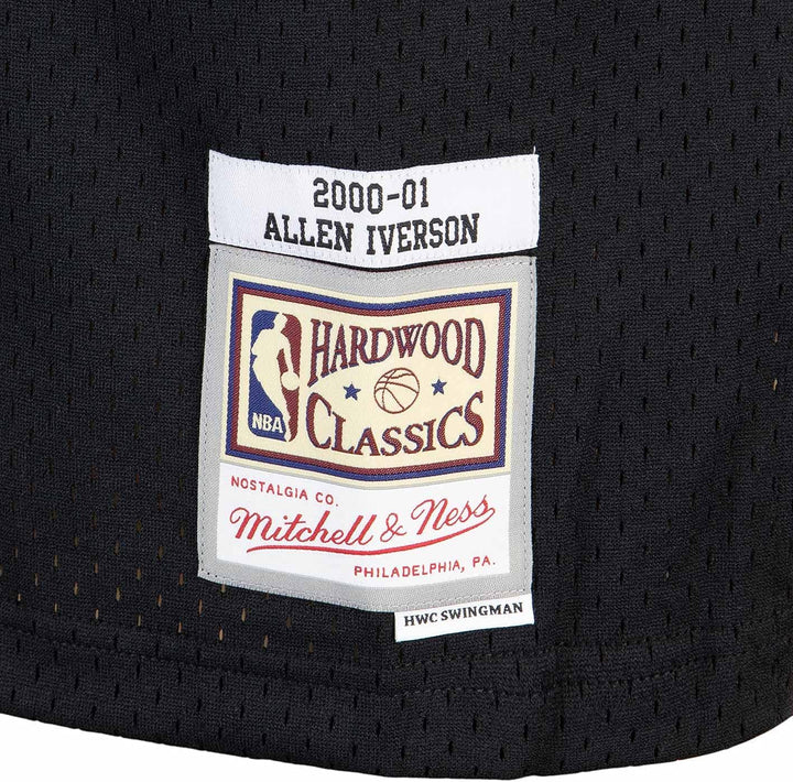 Mitchell & Ness Swingman Allen Iverson Philadelphia 76ers 00/01 Trikot L Schwarz, L Schwarz