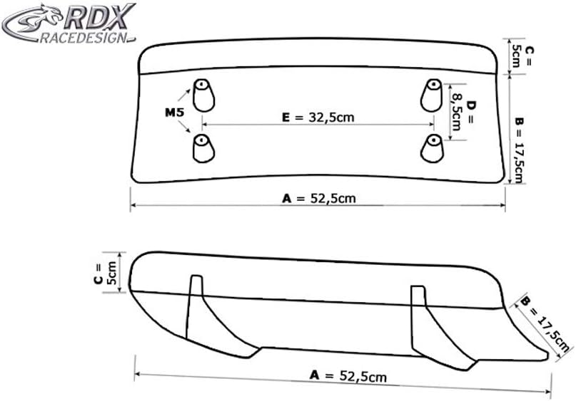 RDX Racedesign RDHAD1-012 Heckdiffusor