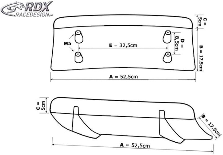 RDX Racedesign RDHAD1-012 Heckdiffusor