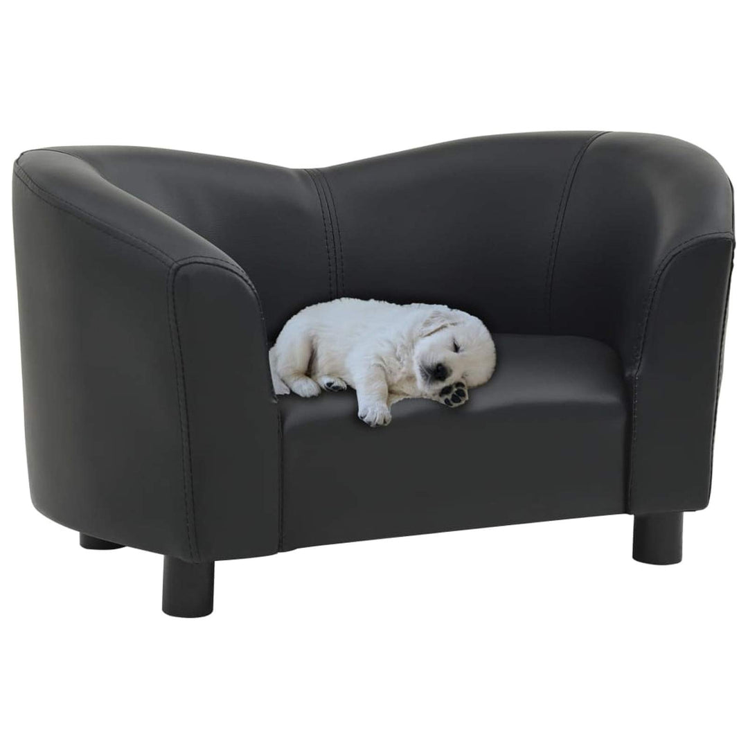 Tidyard Hundesofa Hundecouch Hundebett Haustiersofa Hundematte Hundesessel & -Sofas Sofa Schwarz 67x
