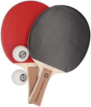 FC Bayern München | Tischtennisschläger Set| Rot