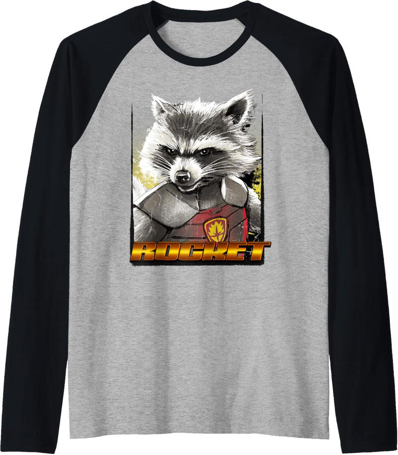 Marvel Rocket Guardians of the Galaxy Glare Raglan