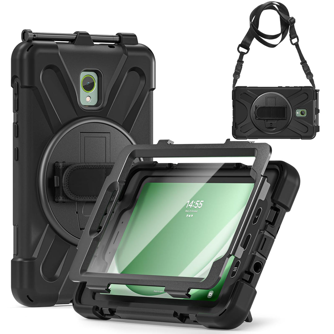 Junfire Schutzhülle stossfest für Samsung Galaxy Tab Active 5 2024 / Active 3 2020 8 Zoll, Hülle mit