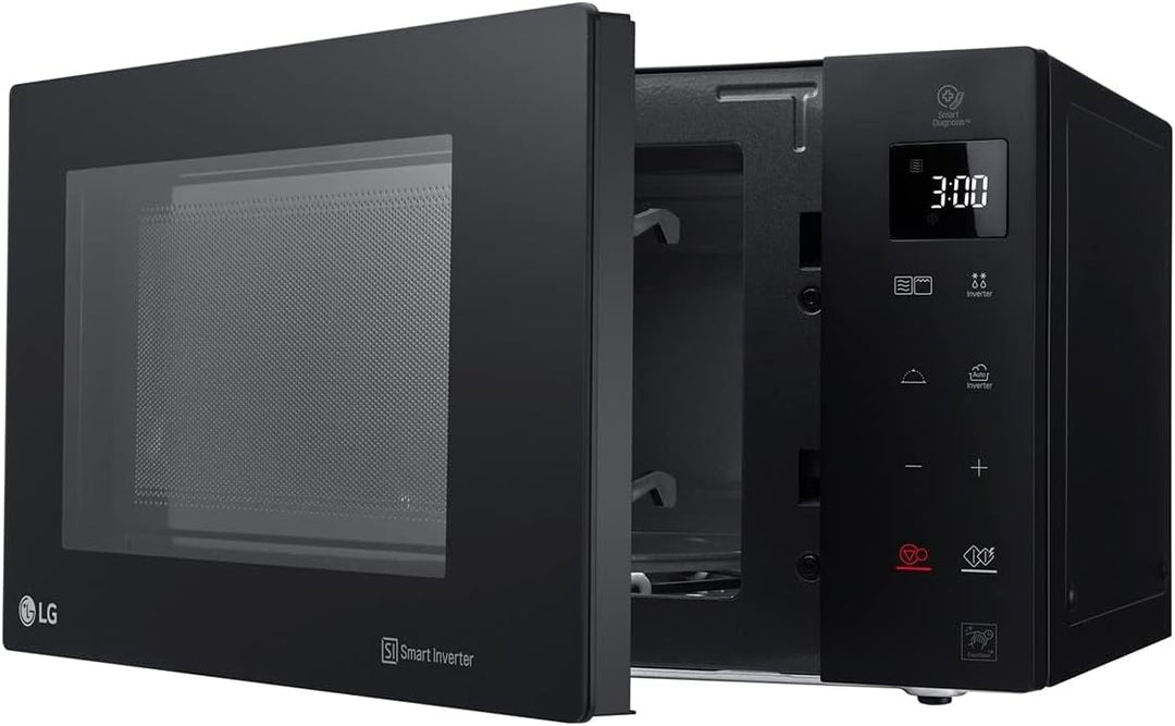 LG MH7235GPS Mikrowelle Smart Inverter mit Quarzgrill, 32 Liter, 1200 W, Automatikprogramme, 5 Leist