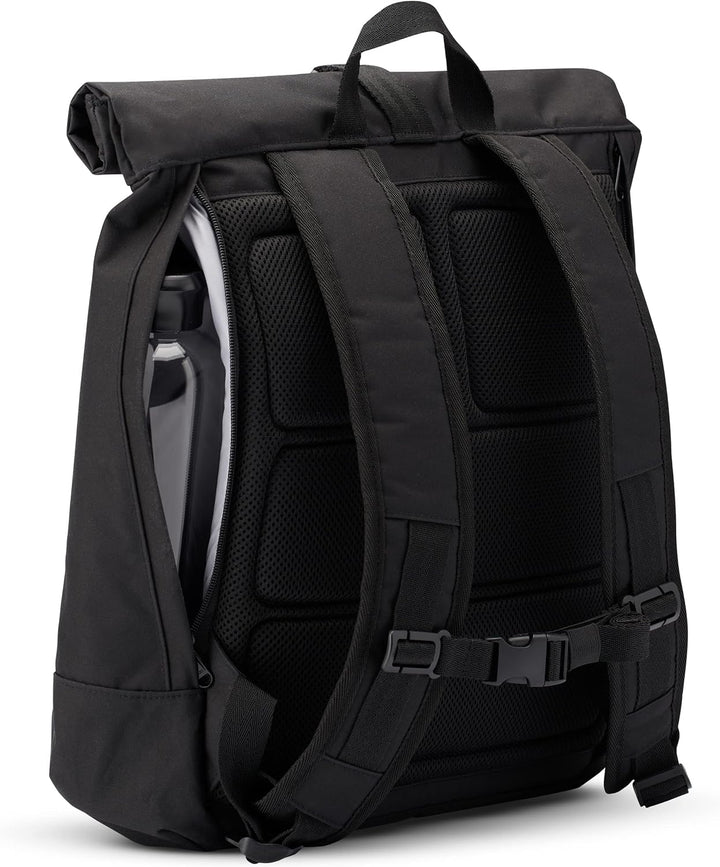 LARKSON Rolltop Rucksack Damen &amp; Herren Schwarz – ALVA, Schwarz
