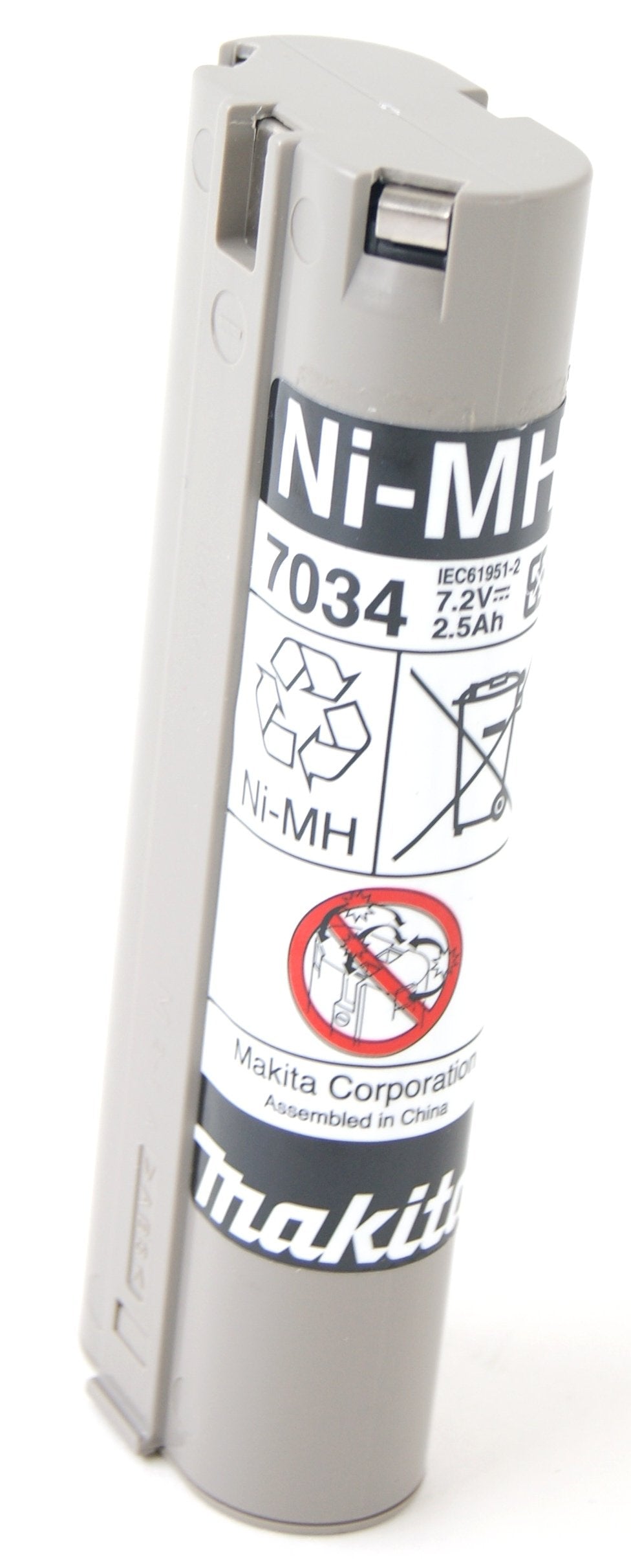 Makita 193888-6 7034 Ersatzbatterie NiMH 7,2 V 2,5 Ah