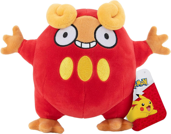 Pokémon PKW3086-20cm Plüsch - Flampion, offizielles Plüsch Darumaka, Darumaka