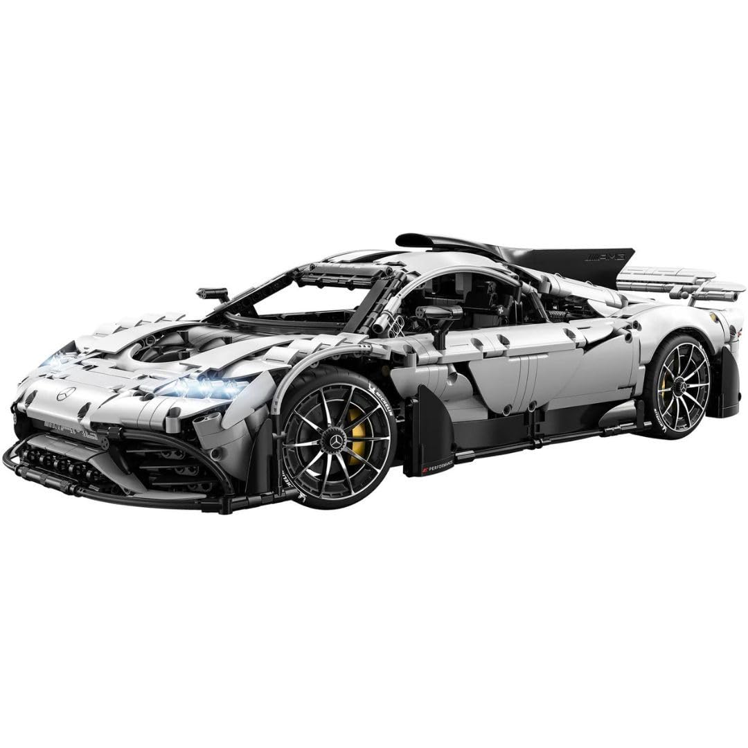 CaDA Mercedes-Benz AMG ONE C61503W - Modellauto-Bauset, 3295 Teile, ab 7 Jahren, Rot, Schwarz, Silbe