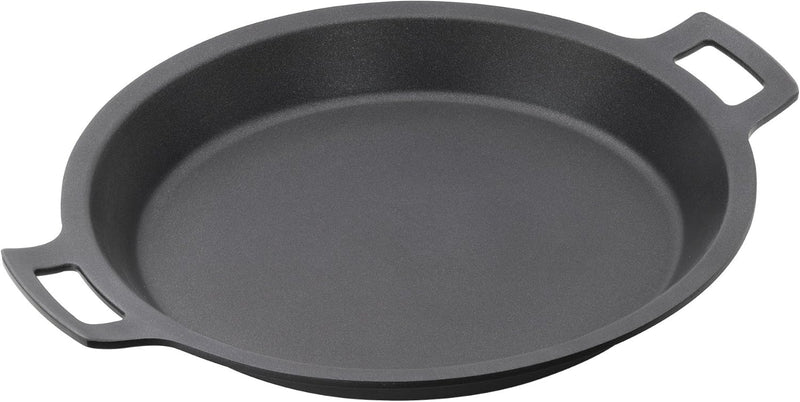 BRA Efficient Paella-Pfanne, Aluminiumguss mit Antihaftbeschichtung Teflon Platinum Plus, Silikongri