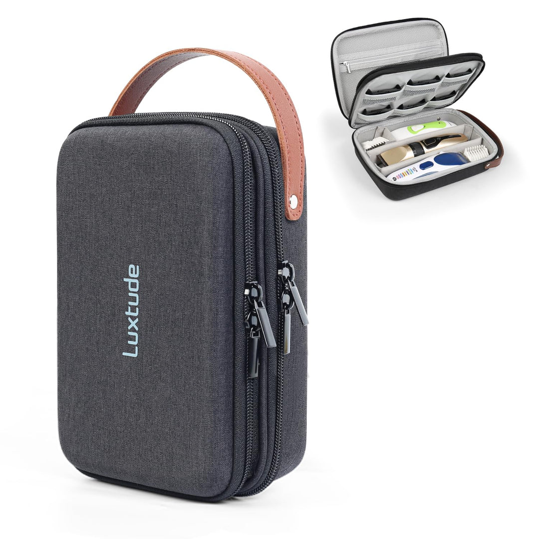 Luxtude Haarschneider Tasche für Reise,EVA Haarschnitt Barber Supplies Organizer Taschen,Trimmer Auf