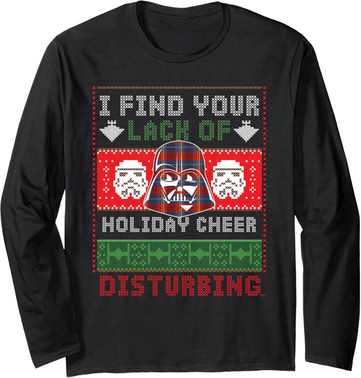 Star Wars Darth Vader Ugly Christmas Sweater Langarmshirt