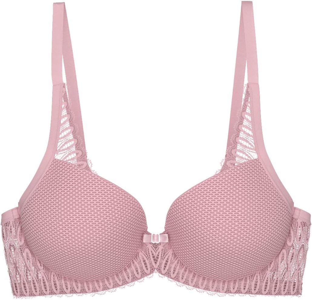 Triumph - Aura Spotlight T - Damen - Schalen-BH - schmale Träger - mit Bügel 38 Sunrose Pink, 38 Sun