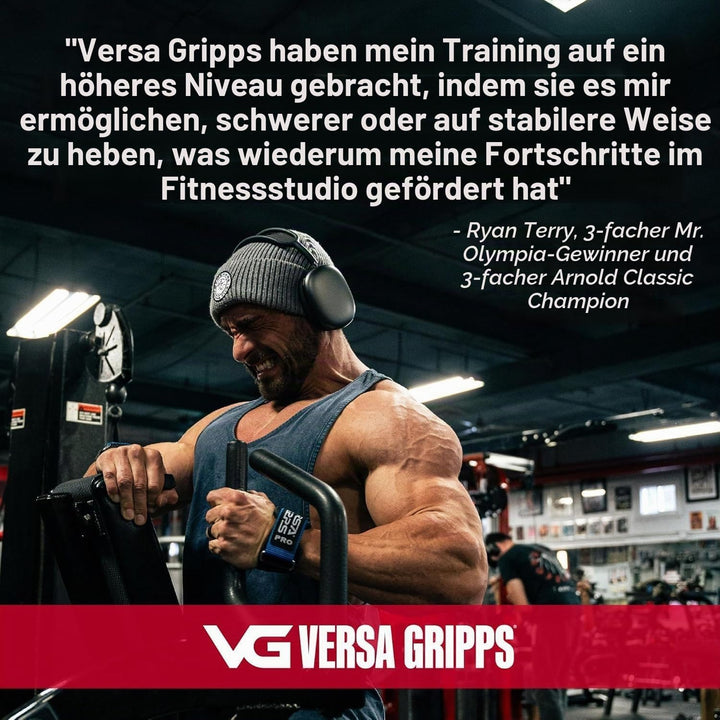 Versa Gripps® PRO Authentisch. Das Beste Trainingszubehör der Welt. IN DEN USA HERGESTELLT Königsrot