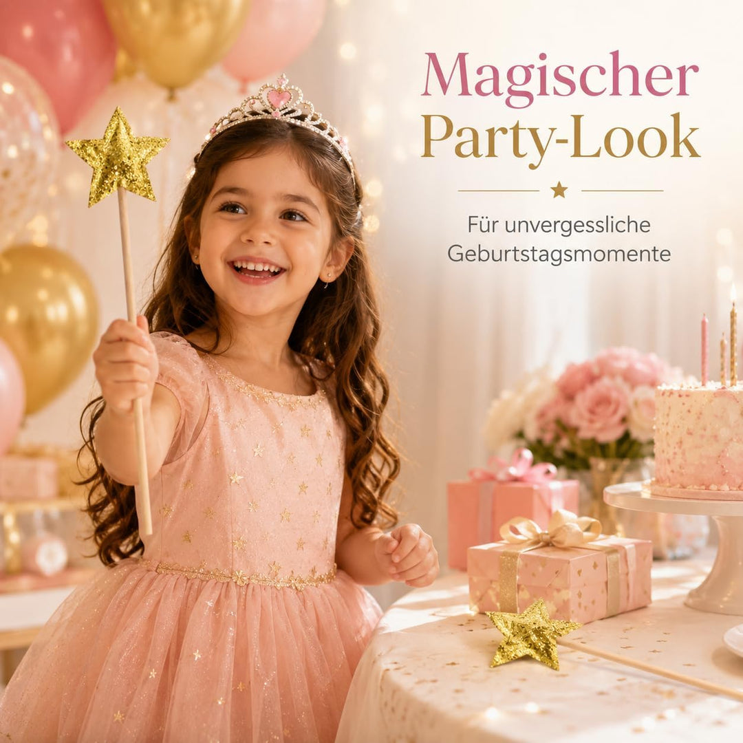 TOYANDONA Stern Zauberstab 2 Stücke Fee Zauberstab Angel Fairy Wands Sticks Princess Party Geburtsta