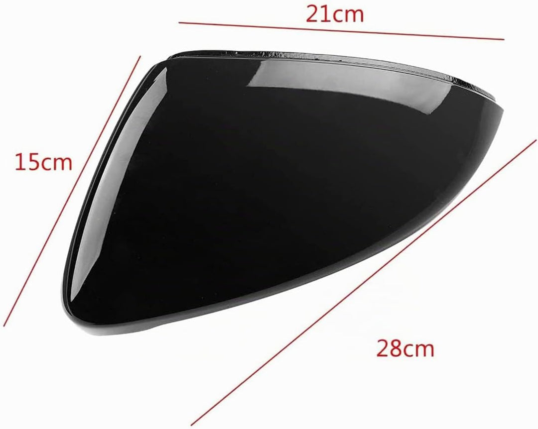 KYYET Kompatibel mit Golf 7 MK7 7.5 Gtd R L E-Golf Seitenflügel Rückspiegel Abdeckkappen 2013–2017 g