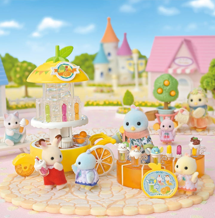 Sylvanian Families - 5861 Zitronenvogel Saftbar, Spielset mit Tierfigur und Zubehör, Tierfiguren, Vö