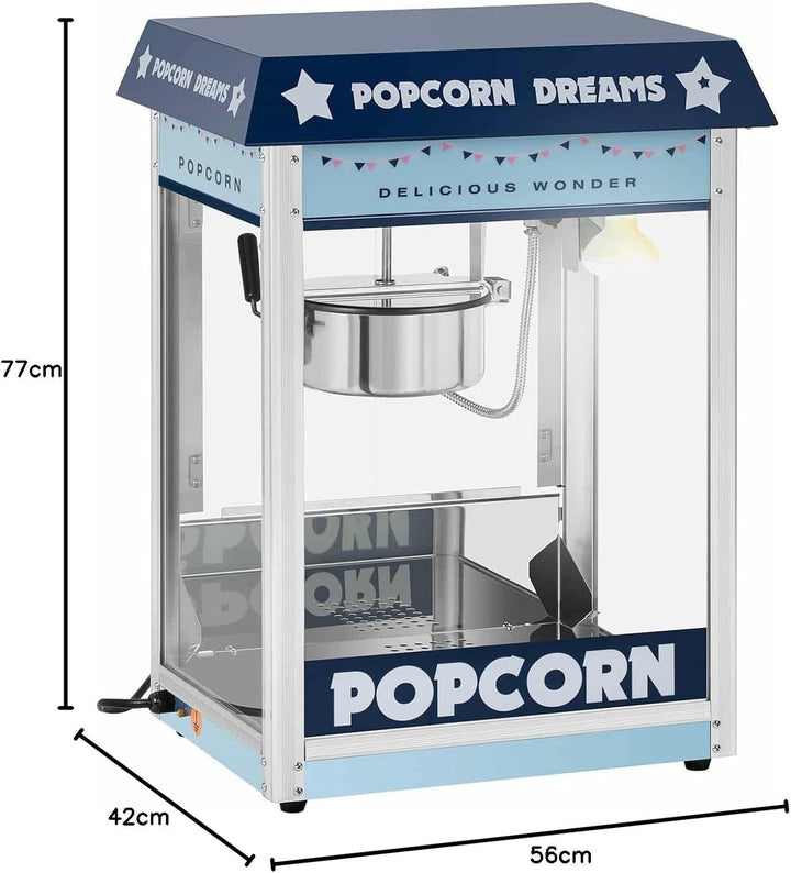 Royal Catering RCPS-BB1 Retro Popcornmaschine Popcornmaker Popcornautomat 1.600 W 5 bis 6 kg/h