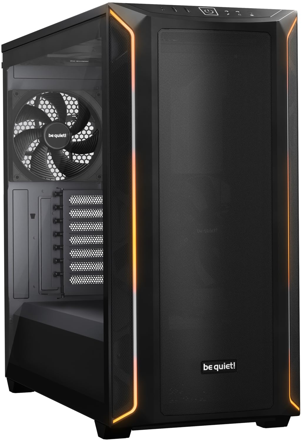 be quiet! Shadow Base 800 DX Black PC-Gehäuse, Pure Wings 3 140mm PWM Lüfter, ARGB-Beleuchtung, USB