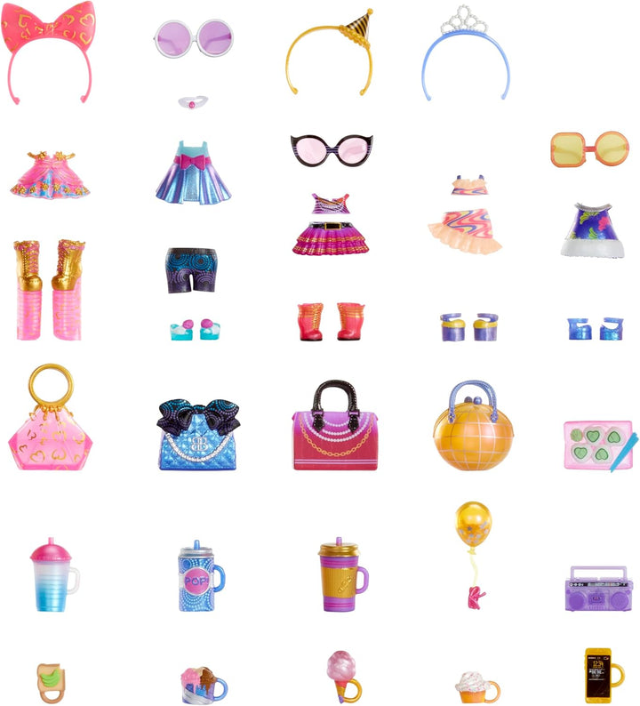 L.O.L. Surprise! Big Surprise Party, 4 Sammlerpuppen, 40 Plus Überraschungen, 5 Auspack-Erlebnisse,