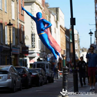 Morphsuits MSBUM Farbe Costume Body Suit, Blau, M Blau M, Blau M