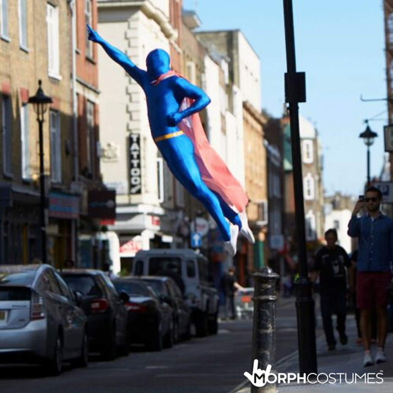 Morphsuits MSBUM Farbe Costume Body Suit, Blau, M Blau M, Blau M