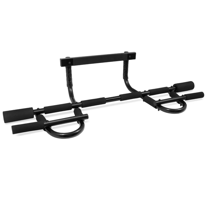 ProsourceFit Multi-Grip Lite Pull Up/Chin Up Bar, Heavy Duty Doorway Upper Body Workout Bar for Home