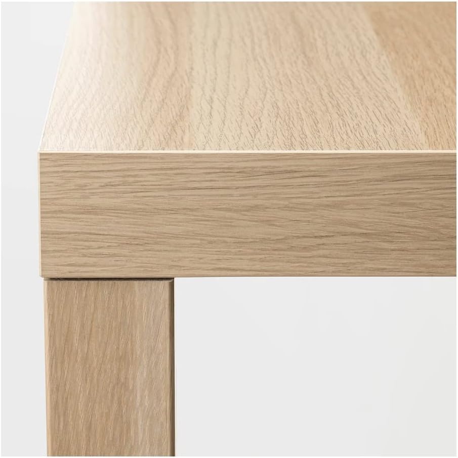 IKEA Lack Beistelltisch 55x55 cm in weiss gebeizter Eichenoptik
