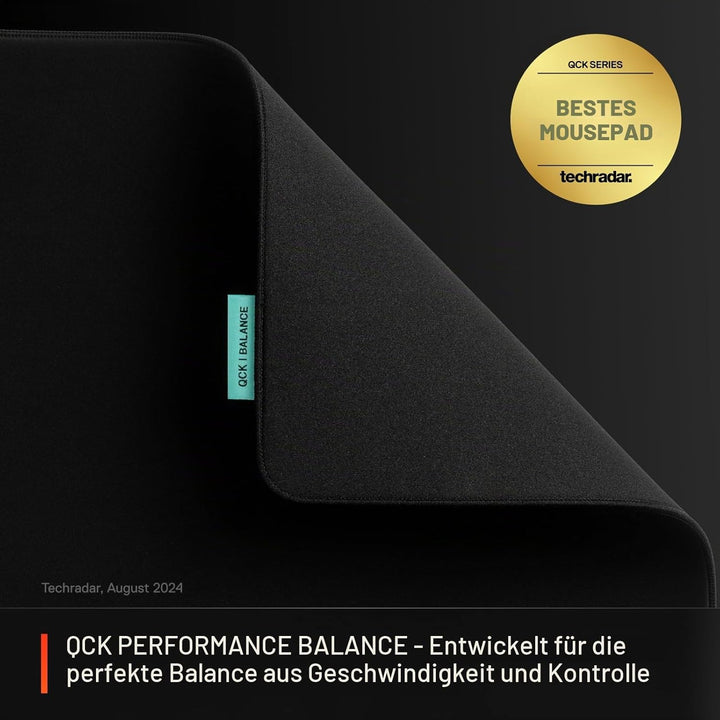 SteelSeries QcK XL Performance Balance Gaming-Mauspad, extra Dichte für EIN sanftes Gleiten, Flache