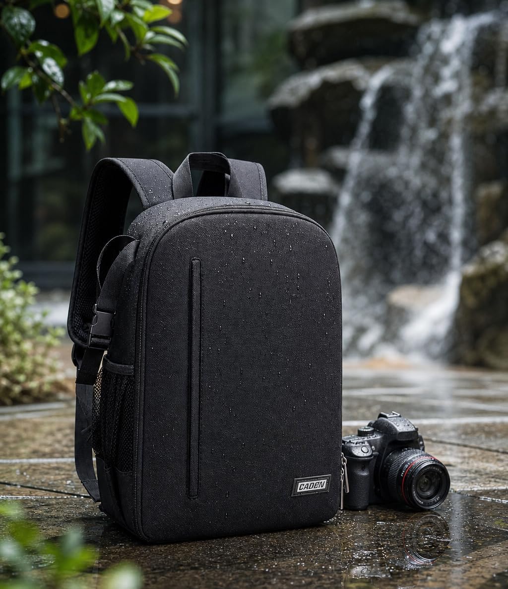 CADeN Kamerarucksack Camera Backpack Wasserabweisend Kameratasche Fototasche Kompatibel mit Sony Can