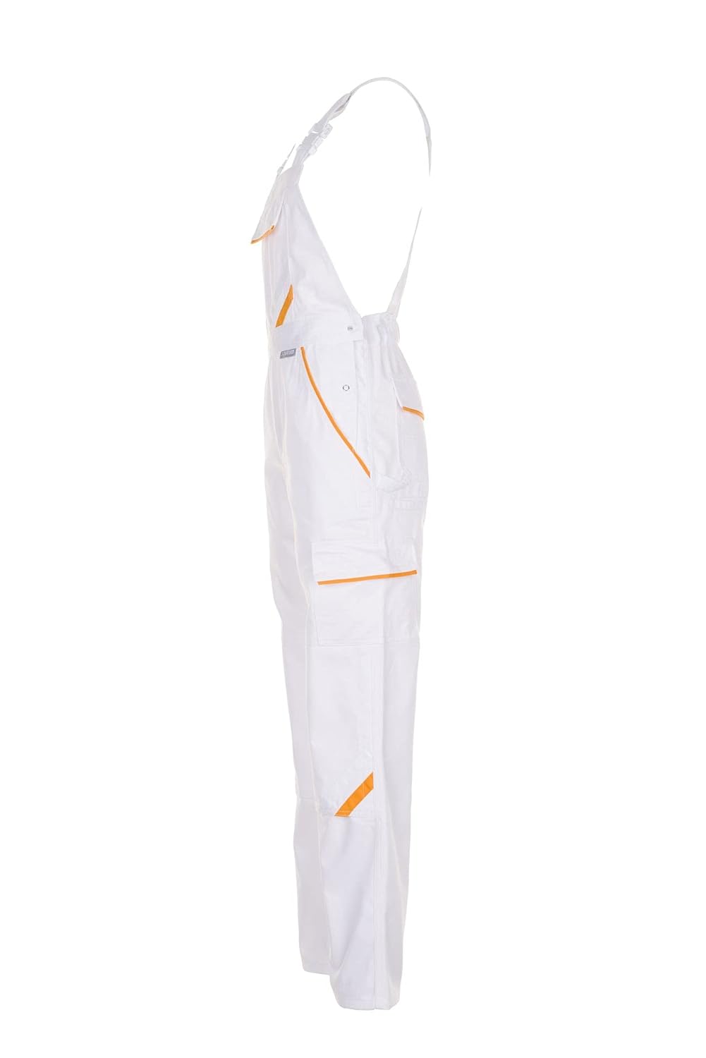 Planam Highline Herren Latzhose reinweiss gelb Modell 2337 Grösse 68 reinweiss/gelb 68, reinweiss/ge