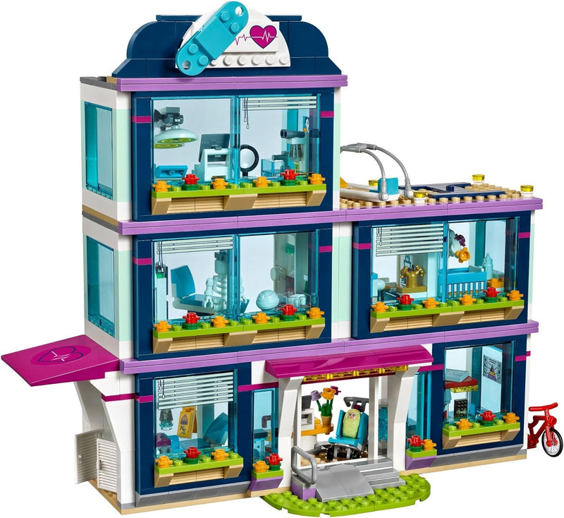 LEGO Friends 41318 - "Heartlake Krankenhaus Konstruktionsspiel, bunt, Heartlake Krankenhaus