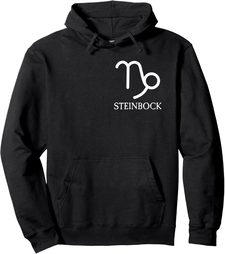 Sternzeichen Steinbock Pullover Hoodie