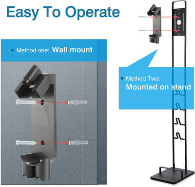 Kyrio Staubsauger Wandhalterung Ladestation Dockingstation für Dyson V7 V8 Akku-Staubsauger