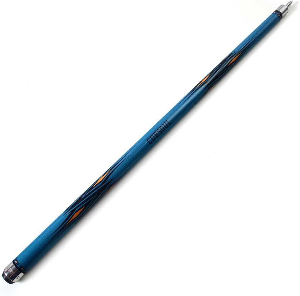 DHOLE CUESOUL 58 "2 Piece Maple Billiard Queue 19 Unzen Blau 11.5mm, Blau 11.5mm