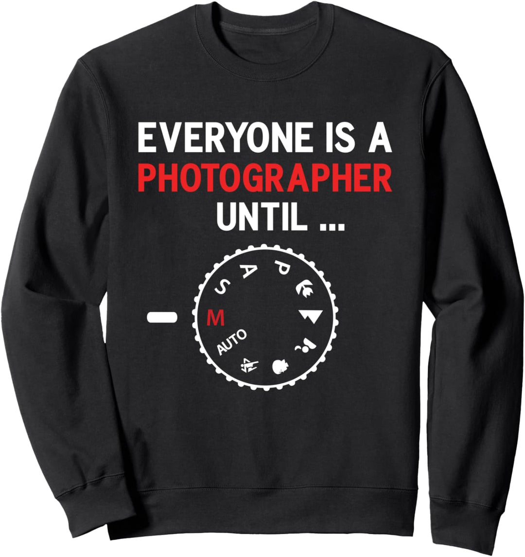 Jeder ist ein Fotograf Bis zum manuellen Modus der Sweatshirt