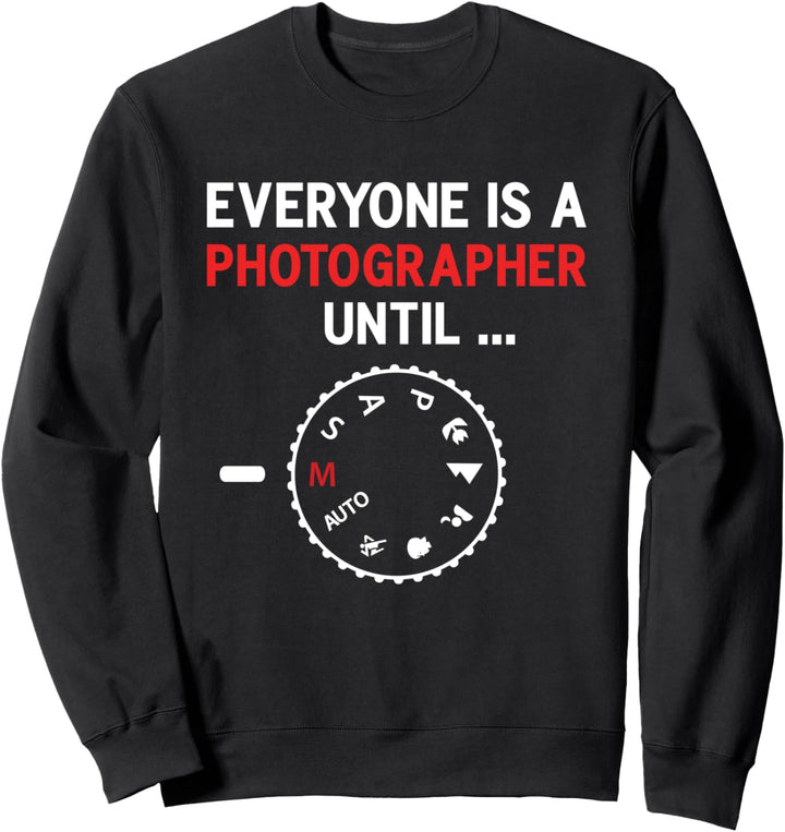 Jeder ist ein Fotograf Bis zum manuellen Modus der Sweatshirt