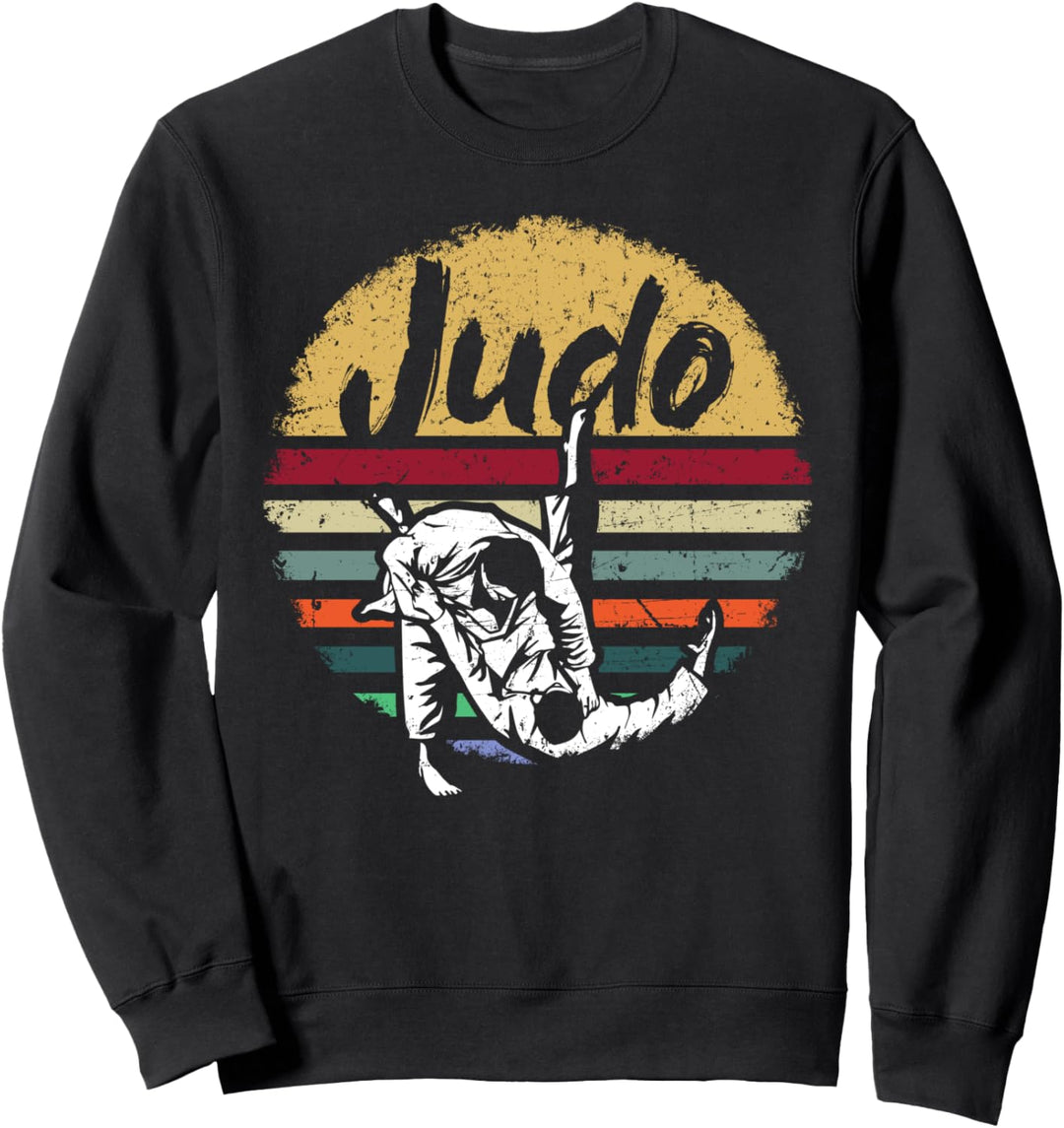 Judo Judoka Vintage Kampfsport Training Ringen Geschenk Sweatshirt