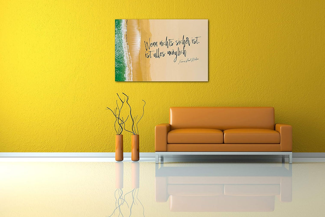 Printed Paintings Leinwand (60x40cm): Motivations-Sprüche und Zitate (Quotes), Inspirational Powe 60